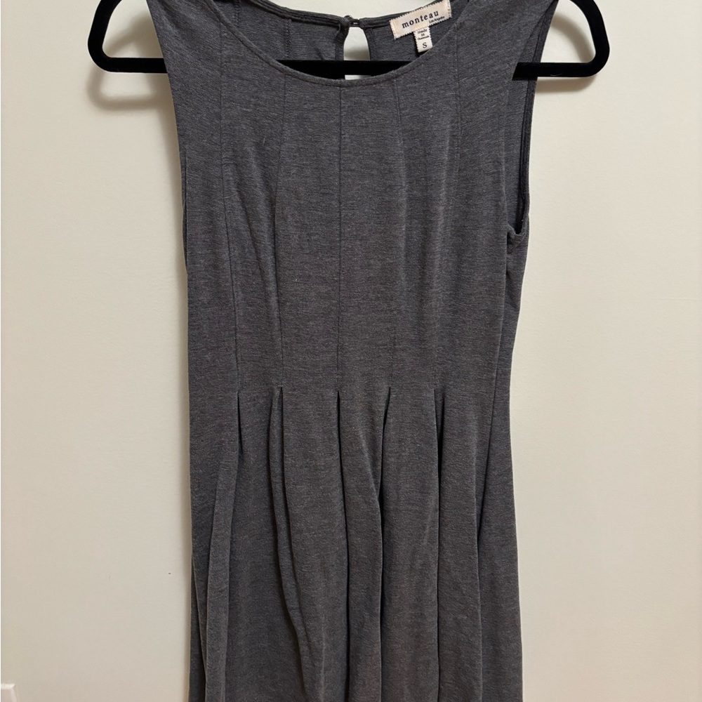 Gray Sleeveless Dress